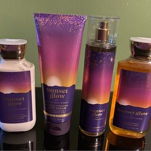 Bath & Body Works Sunset Glow 4-Piece Christmas Gift Set